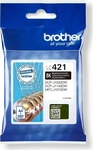 Brother LC421BK, Brother LC-421BK Druckerpatrone schwarz 200 Seiten (LC421BK)