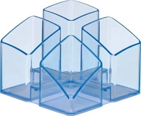HAN 17450-26D, HAN SCALA Stiftehalter 12,5 x 12,5 x 10,0 cm blau-transparent