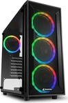 Sharkoon PC Geh&auml;use TG4M RGB ATX schwarz