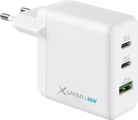 XLAYER 219587, XLAYER 65W USB-A, 2x USB-C Ladeger&auml;t, wei&szlig;