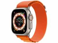 Apple Watch Ultra (GPS + Cellular) 49mm Titaniumgehäuse, Alpine Loop orange klein