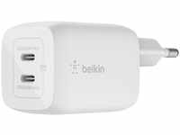 Belkin WCH013vfWH, Belkin BoostCharge Pro USB-C GaN-Ladegerät Weiß, 65W