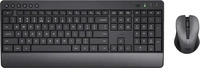 Trust 24532, Trust Trezo Komfortables Set aus kabelloser Tastatur und Maus - Schwarz