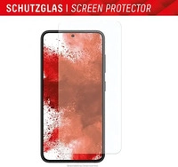 DISPLEX Panzerglas + Schutzh&uuml;lle f&uuml;r Samsung Galaxy S22+/S23+, Eco-Montagerahmen,