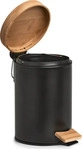Zeller 18910, Zeller Kosmetikeimer 3,0 l Bambus-schwarz