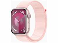 Apple MR9J3QF/A, Apple Watch Series 9 (GPS) 45mm Aluminiumgehäuse pink, Sport Loop