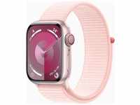 Apple Watch Series 9 (GPS + Cellular) 41mm Aluminiumgehäuse pink, Sportband pink