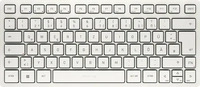 Cherry JK-7100DE-0, Cherry Tastatur kabellos KW7100 MINI BT milchwei&szlig;