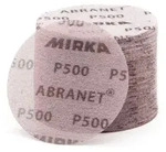 MIRKA ABRANET Schleifscheiben &Oslash; 125mm Grip Netz P500 VPE: 50 St&uuml;ck (5423205051)