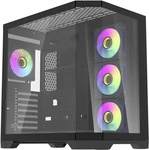 DarkFlash FT418 PRO Schwarz + 7 L&uuml;fter ARGB