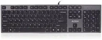 A4Tech KV-300H Slim grau-schwarz USB QWERTY-Layout