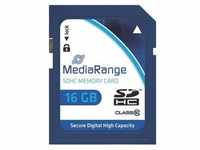 MediaRange MR963, MediaRange SDHC Speicherkarte, Klasse 10, 16GB