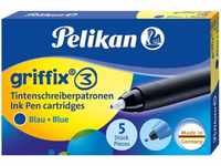 Pelikan griffix Patrone für Tintenschreiber, blau, Typ T1R