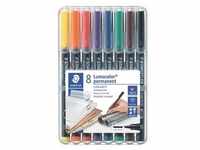 Staedtler® Feinschreiber Universalstift Lumocolor® - permanent, B, 8 Farben