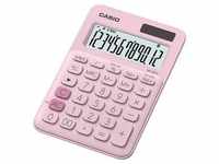 Casio® Tischrechner MS-20 - Solar-/Batteriebetrieb, 12stellig, LC-Display, pink
