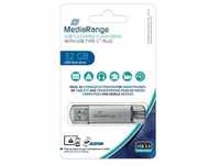 MediaRange MR936, MediaRange USB Stick 3.1 Kombo-Speicherstick, mit USB Type-C