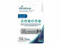 MediaRange MR935, MediaRange USB Stick 3.1 Kombo-Speicherstick, mit USB Type-C