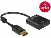 DELOCK 62607, Delock Adapter DisplayPort 1.2 (DP) auf HDMI 4K (St/Bu) aktiv