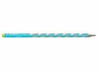 STABILO® Schmaler Dreikant-Bleistift für Linkshänder - EASYgraph S in blau -