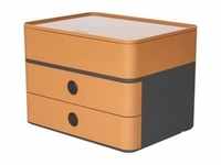HAN SMART-BOX PLUS ALLISON Schubladenbox mit Utensilienbox - stapelbar, 2 Laden, dark