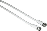 Hama 11898, Hama SAT-Anschlusskabel 3m F-Stecker Wei&szlig;