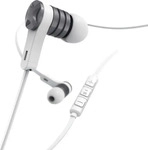 Hama 184019, Hama In-Ear-Headset Intense Flachbandkabel Wei&szlig;