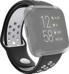 Hama 86226, Hama Sport Armband Silikon f&uuml;r Fitbit Versa 1/2/Lite Schwarz