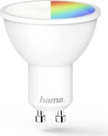 Hama 176598, Hama WLAN LED-Lampe GU10 5,5W RGB + Wei&szlig;