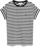 ARMEDANGELS 30006406-307, Armedangels - Idaara Stripes White/Black - T-Shirt - Wei&szlig;