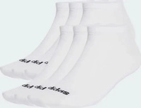 Adidas JL6096, Adidas - Linear Crew Pack Of 6 White/Black - Socken - Wei&szlig; - XL - 73%