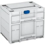 Tanos systainer3 Sortainer/2 M 337 lichtgrau (RAL 7035), Verschluss signalblau...