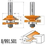 CMT HW Konter- und Profilfr&auml;ser-Set (2 teilig) - D = 44,4 mm; T = 18 mm / 22...