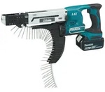 Makita DFR750RTE Akku-Magazinschrauber 45-75 mm 18V / 5,0 Ah, 2 Akkus + Ladeger&auml;t im