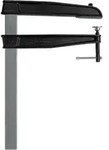 Bessey 800x300mm "TGN80T30K" Tiefspann-Schraubzwinge TGNT mit Knebelgriff