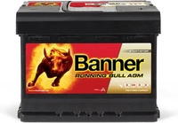 Banner 56001, Banner 56001 Running Bull AGM 60Ah Autobatterie, inkl. 7.5 Euro...