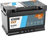 Exide EL652, Exide EL652 12V EFB Autobatterie 65Ah, inkl. 7.5 Euro Pfand