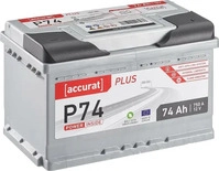 Accurat ABN-P74, Accurat Plus P74 Autobatterie 74Ah, inkl. 7.5 Euro Pfand