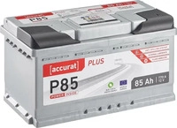 Accurat ABN-P85, Accurat Plus P85 Autobatterie 85Ah, inkl. 7.5 Euro Pfand