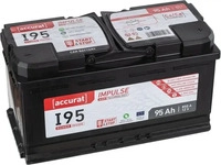 Accurat ABA-I95, Accurat Impulse I95 Autobatterie 95Ah AGM Start-Stop, inkl. 7.5 Euro