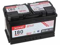 Accurat I80AGM, Accurat Impulse I80 Autobatterie 80Ah AGM Start-Stop, inkl. 7.5...