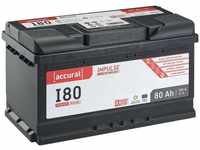 Accurat I80EFB, Accurat Impulse I80 Autobatterie 80Ah EFB Start-Stop, inkl. 7.5...