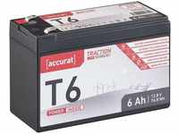 Accurat Traction T6 LFP 12V LiFePO4 Lithium Versorgungsbatterie 6 Ah
