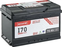 Accurat ABE-I70, Accurat Impulse I70 Autobatterie 70Ah EFB Start-Stop, inkl. 7.5 Euro