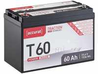 Accurat Traction T60 LFP 24V LiFePO4 Lithium Versorgungsbatterie 60 Ah...