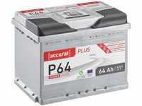 Accurat Plus P64 Autobatterie 64Ah, inkl. 7.5 Euro Pfand