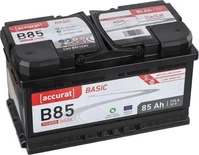 Accurat ABN-B85, Accurat Basic B85 Autobatterie 85Ah, inkl. 7.5 Euro Pfand