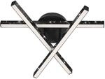 Brilo LED-Deckenleuchte 'Rey' schwarz 40 x 35,5 x 11,2 cm 2200 lm