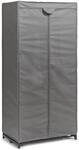Zeller Textil-Schrank grau 50 x 160 x 75 cm