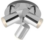 Briloner LED-Spotleuchte 'Banyo' chromfarben &Oslash; 21 x 11,2 cm 3-flammig