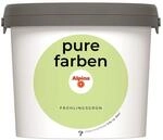 Alpina Wandfarbe 'pure farben' fr&uuml;hlingsgr&uuml;n matt 2,5 l